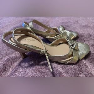 Gold shoes , Jewel by Badgley Mischa